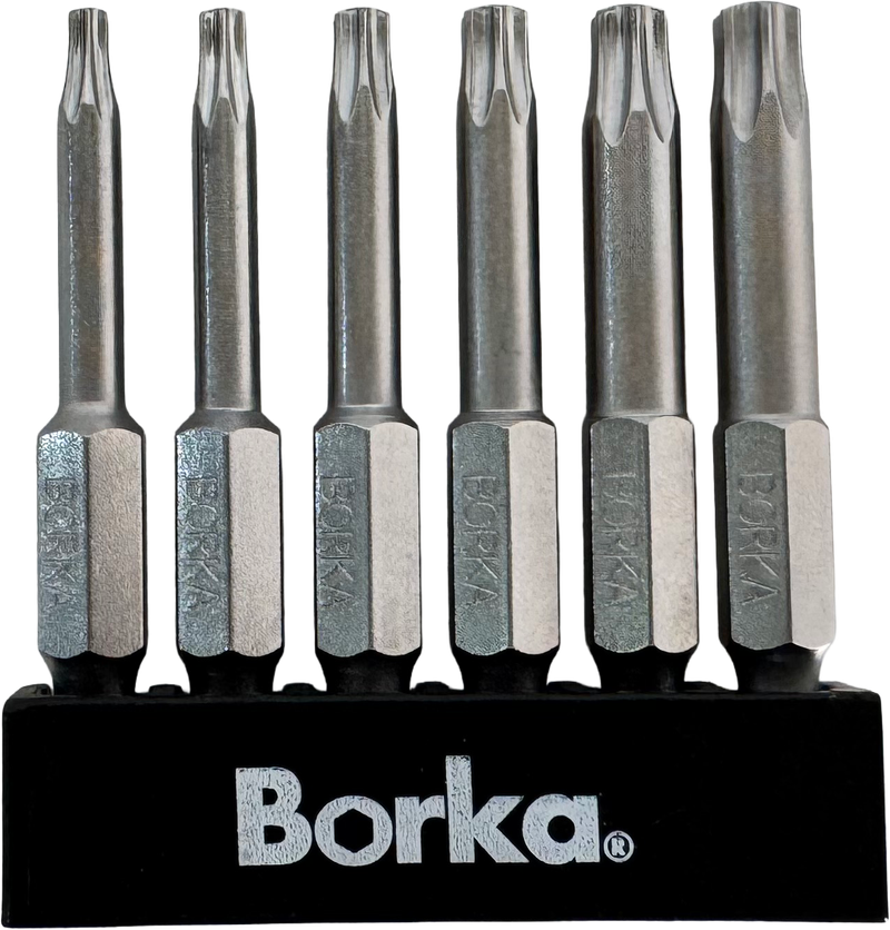 Borka Torx 2” Length S2 Bit Set